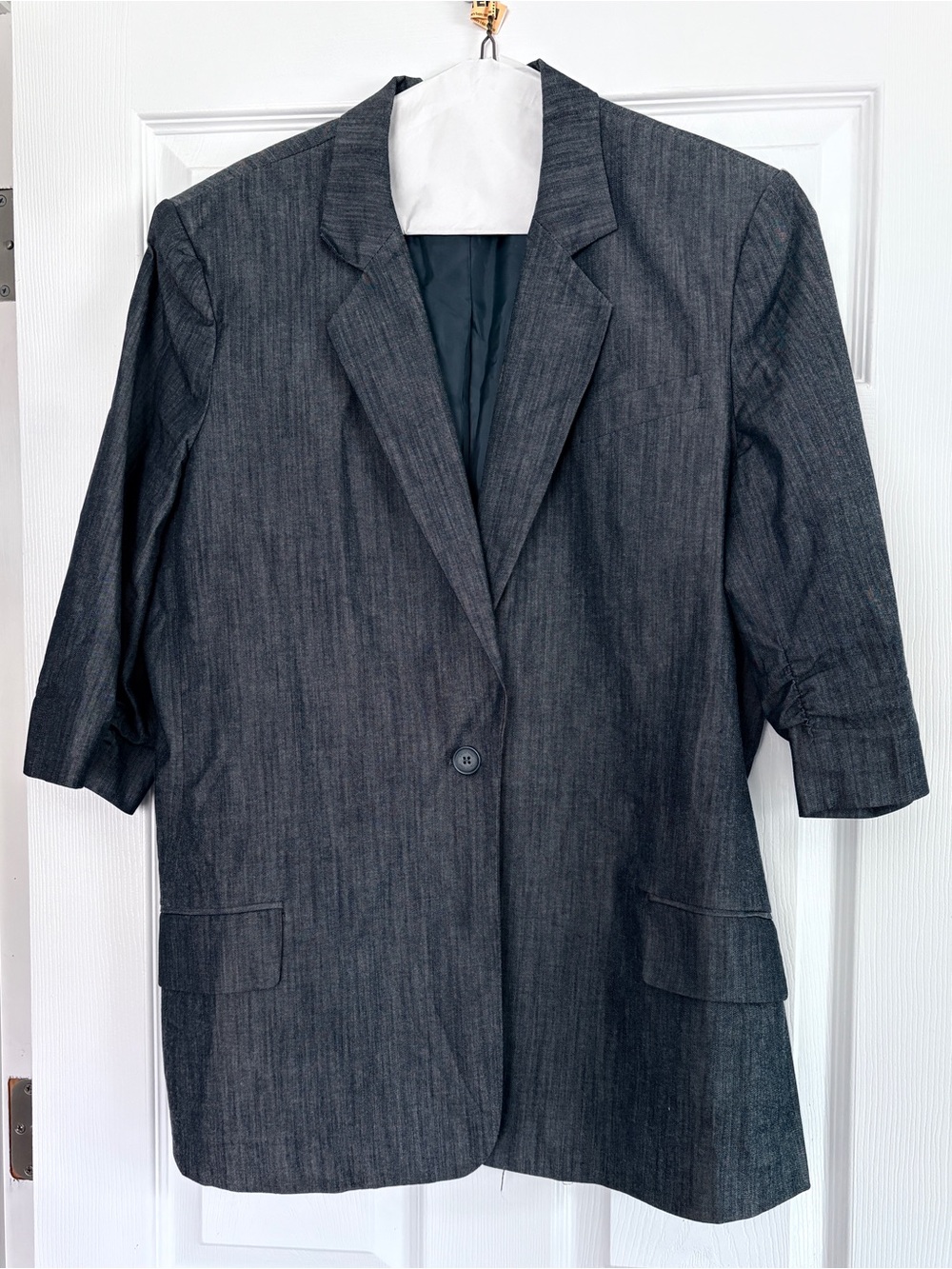 Calvin Klein 3/4 sleeve blazer